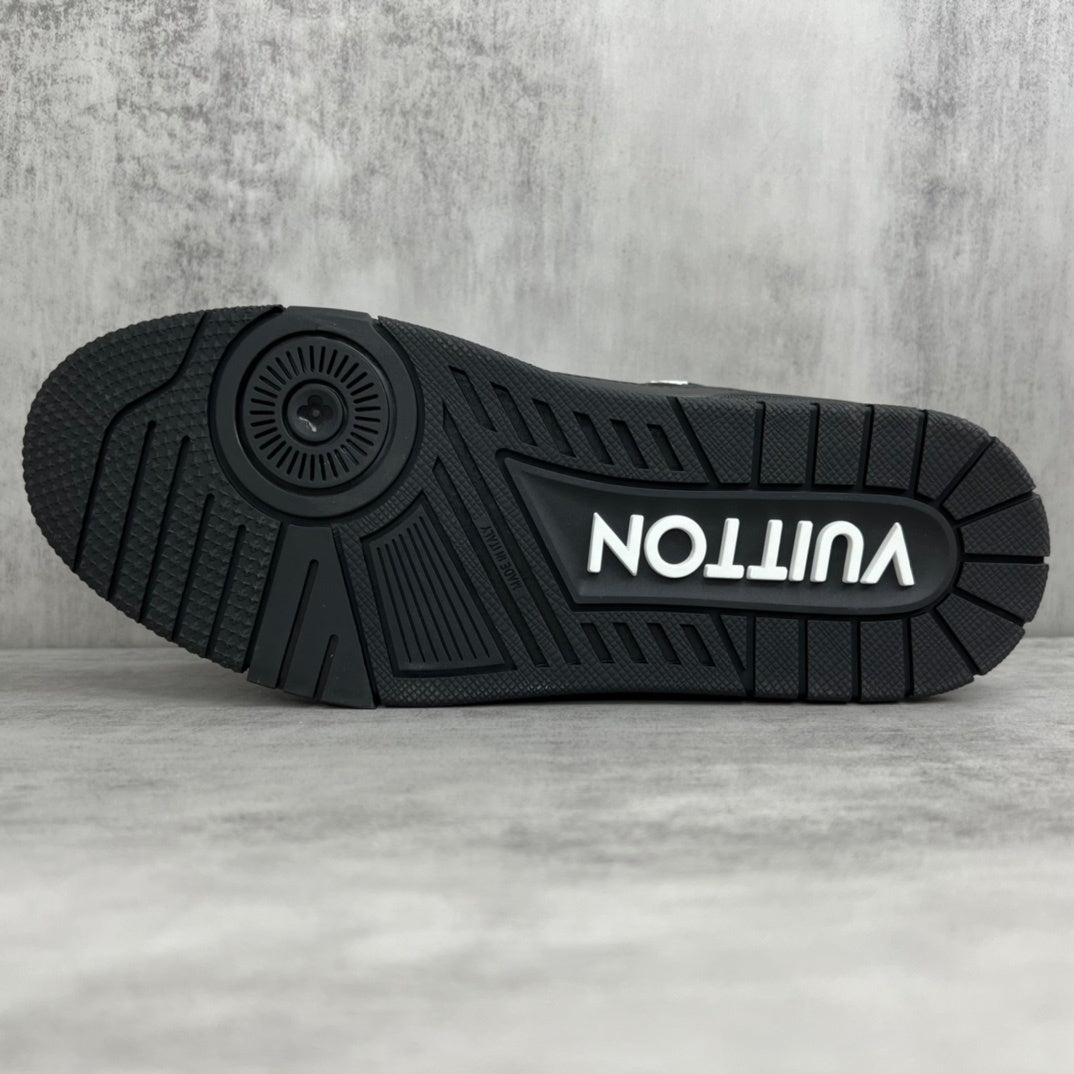 Louis Vuitton Trainers "Black Embossed Monogram"