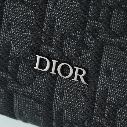 Dior Rider Sling Bag "Black Dior Oblique Jacquard and Black Grained Calfskin"