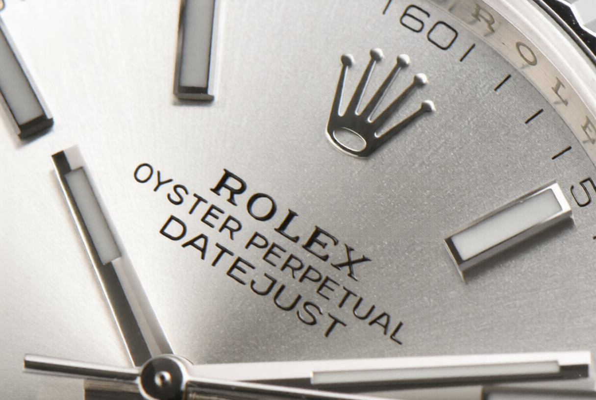 Rolex Date Just 41mm Jubilee Bracelet Silver Stick Dial