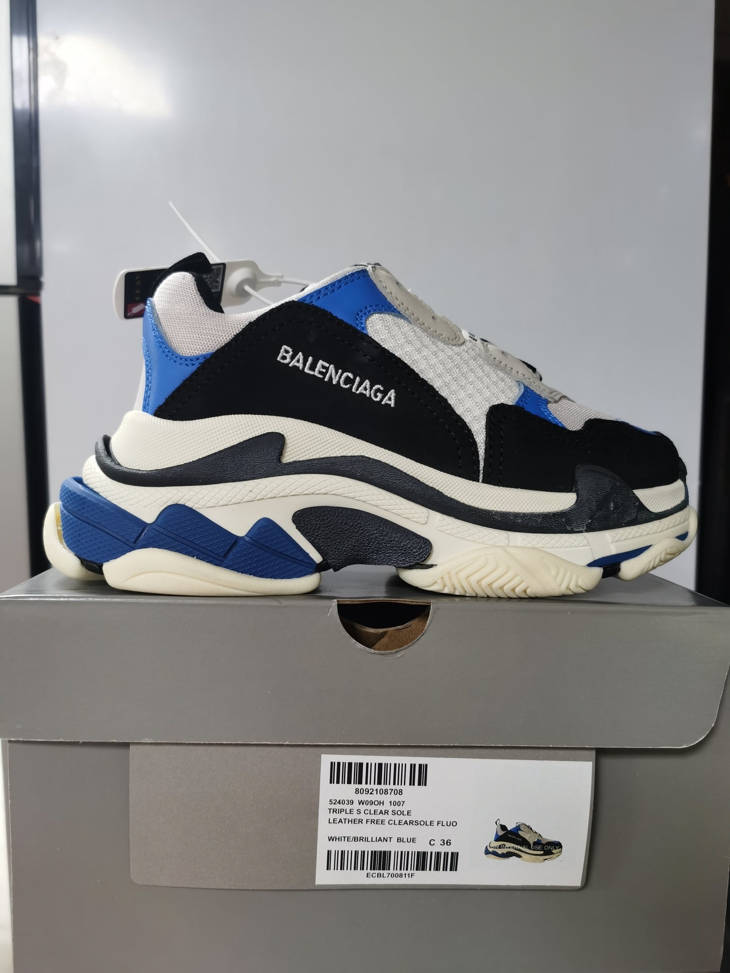 Balenciaga Triple S "Black-Blue"