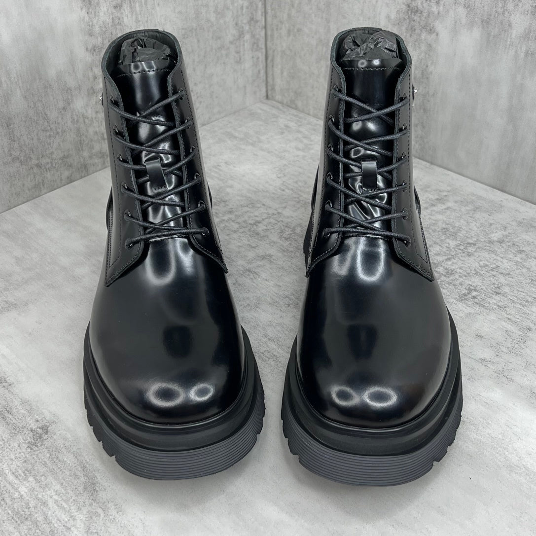 Prada Brushed Leather Boots
