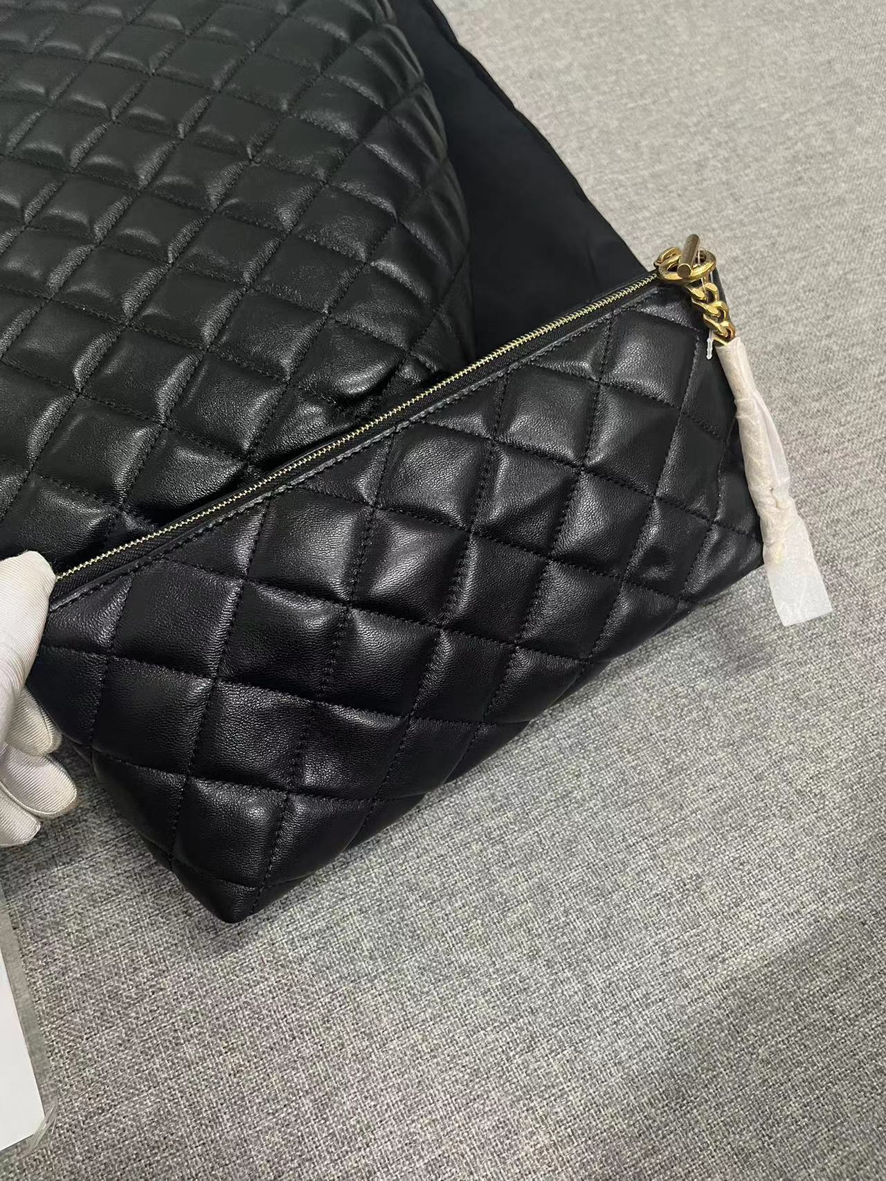 Saint Laurent Icare in Quilted Lambskin