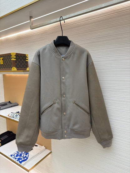 Dior And Hylton Nel Varsity Jacket "Beige"