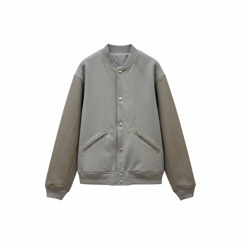 Dior And Hylton Nel Varsity Jacket "Beige"