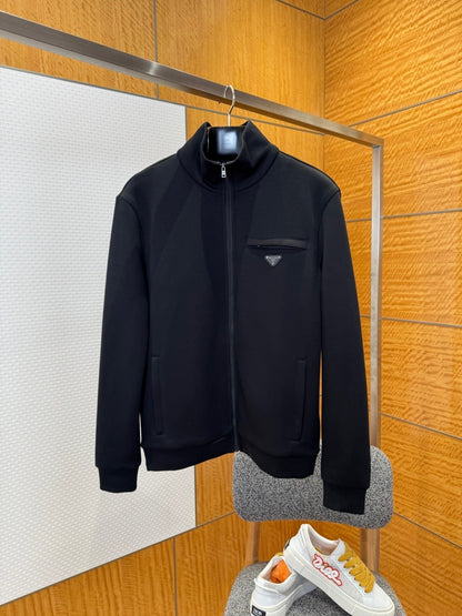 Prada Technical Blouson Jacket "Black"
