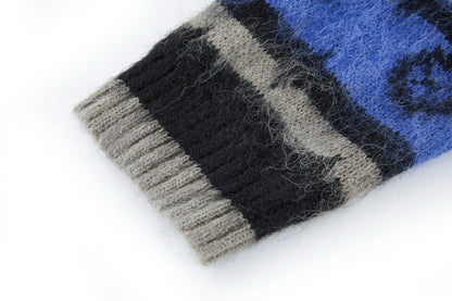 Louis Vuitton Monogram Mohair Cardigan "Blue"