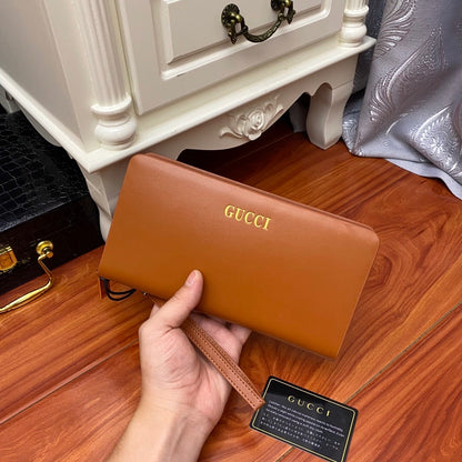 Gucci Smooth Calfskin Zip Around Wallet