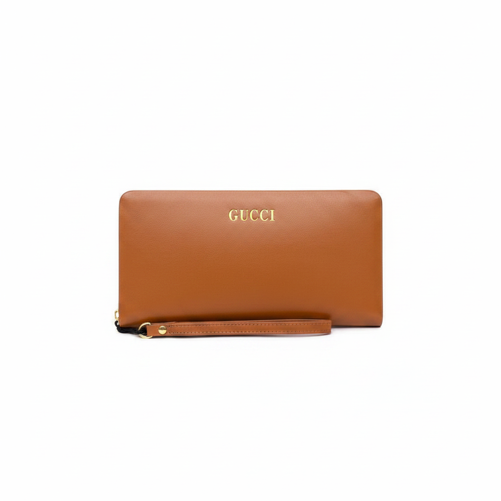 Gucci Smooth Calfskin Zip Around Wallet