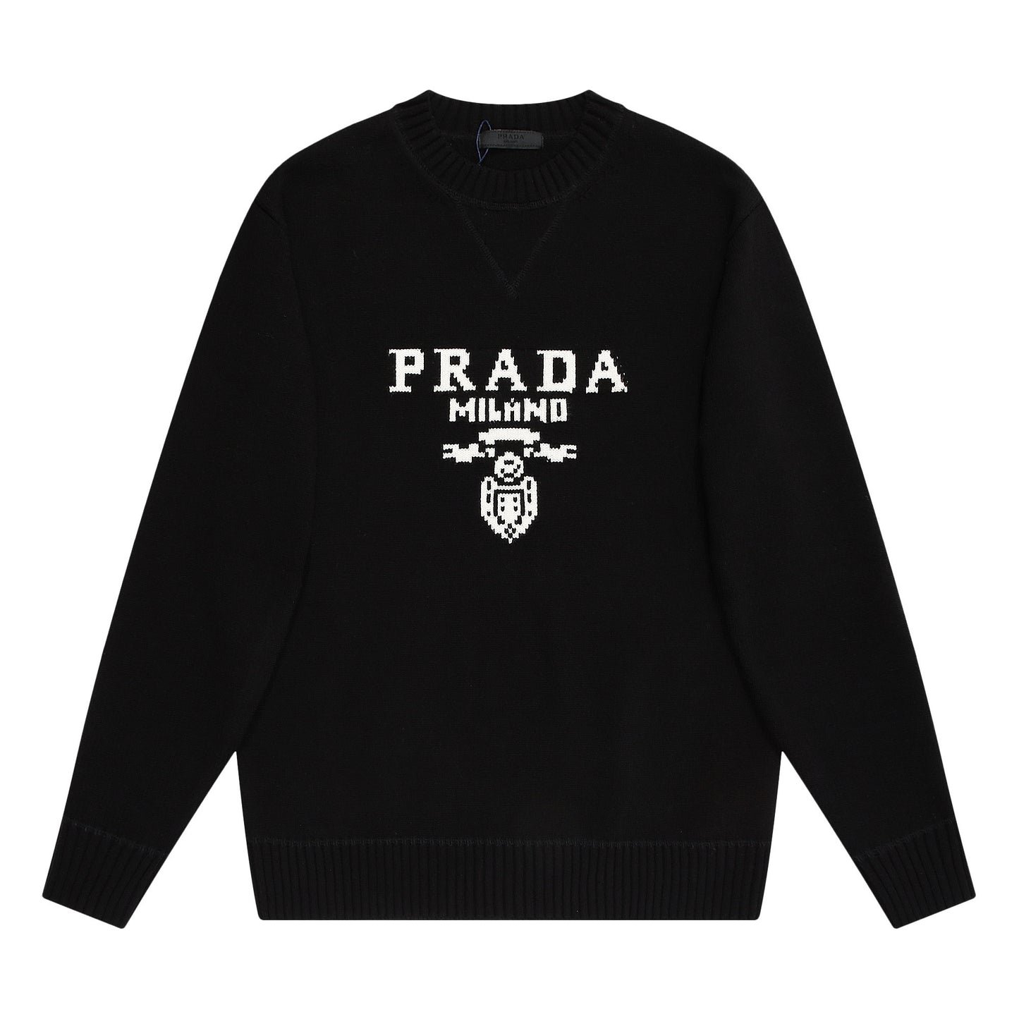 Prada Crewneck Sweater "Black"