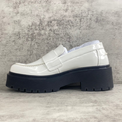 Hermes Leather Loafers "White"