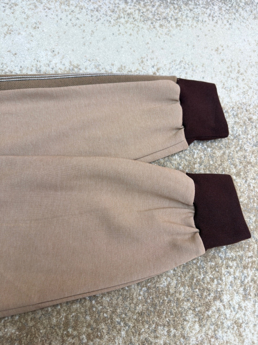 Miu Miu Jersey Zip-up Sweatshirt "Beige"