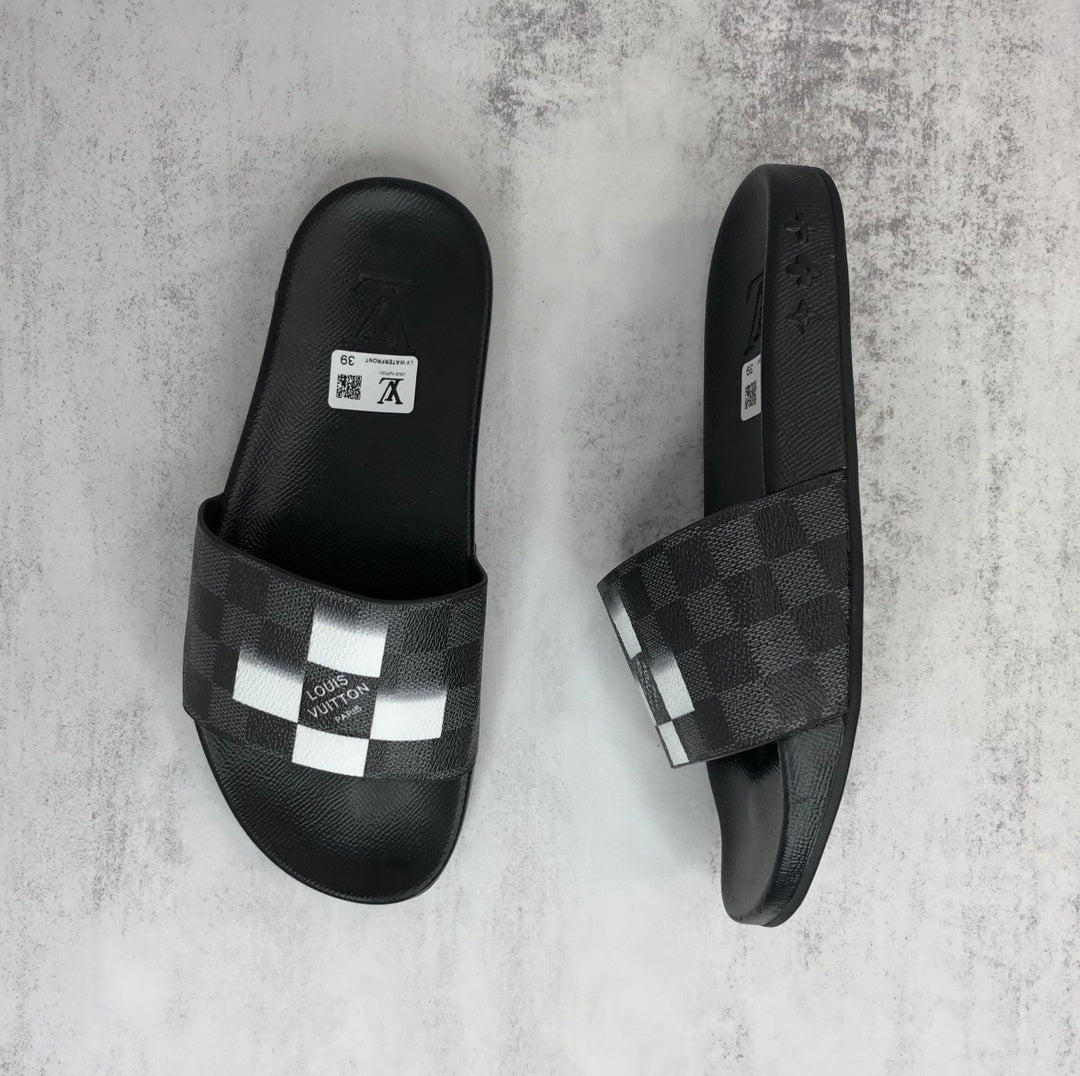 Louis Vuitton Slides "Black-White"