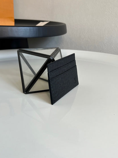 Louis Vuitton Double Card Holder "Taiga Leather"