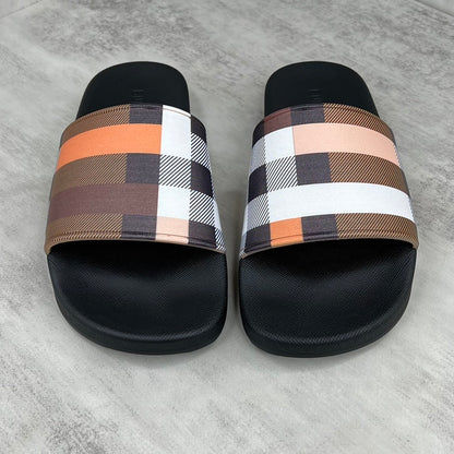 Burberry Slides "Black-Multicolour"