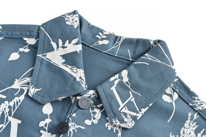 Louis Vuitton Floral Denim Jacket