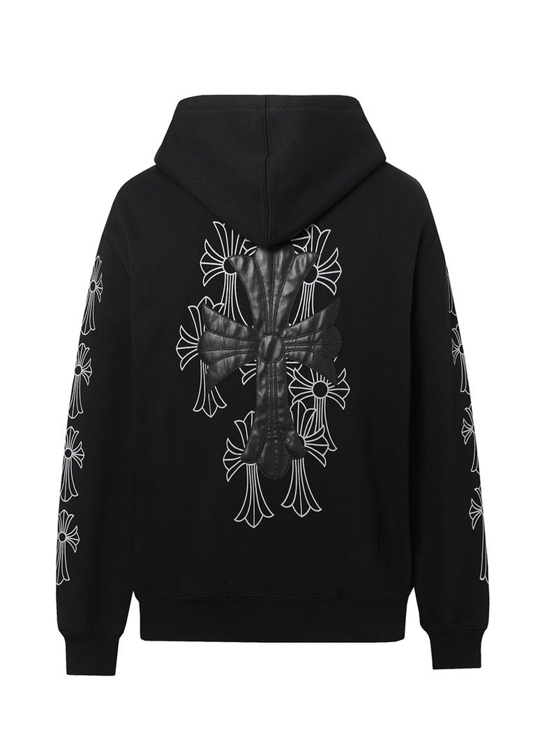Chrome Hearts Zip-Up Hoodie "Black"