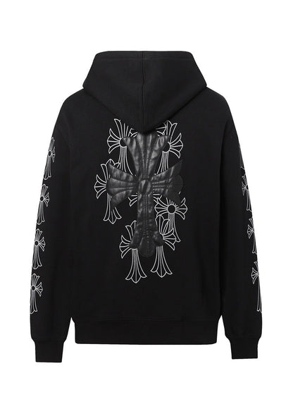 Chrome Hearts Zip-Up Hoodie "Black"
