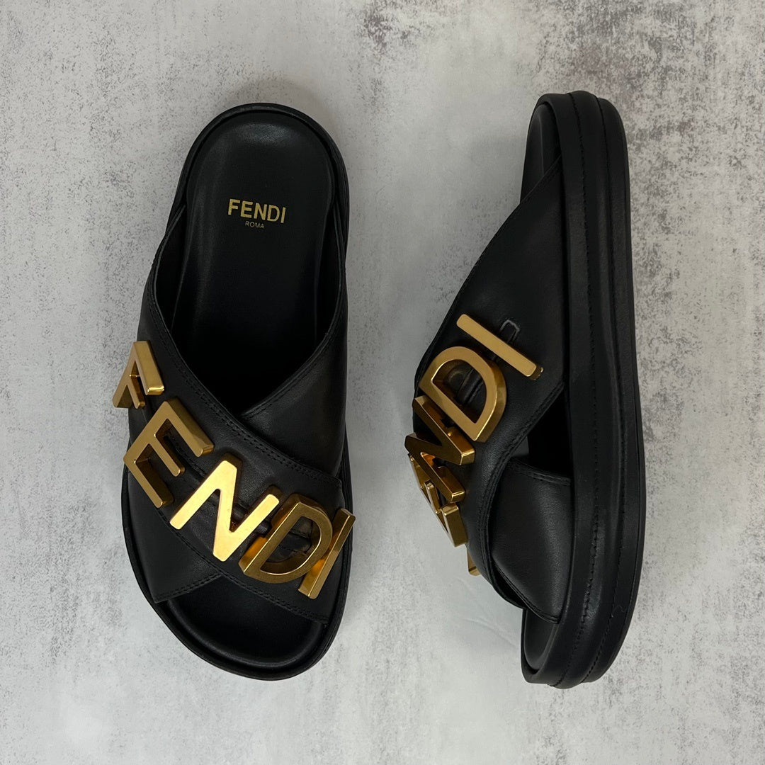 Fendi Slides "Black"