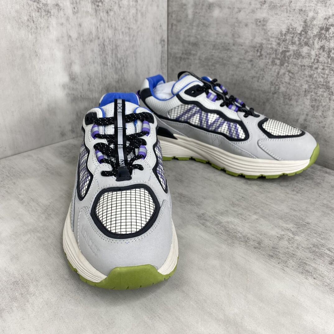 Moncler Lite Runners "Grey-Purple-Green"
