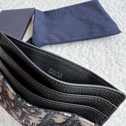 Dior Oblique Jacquard Card Holder