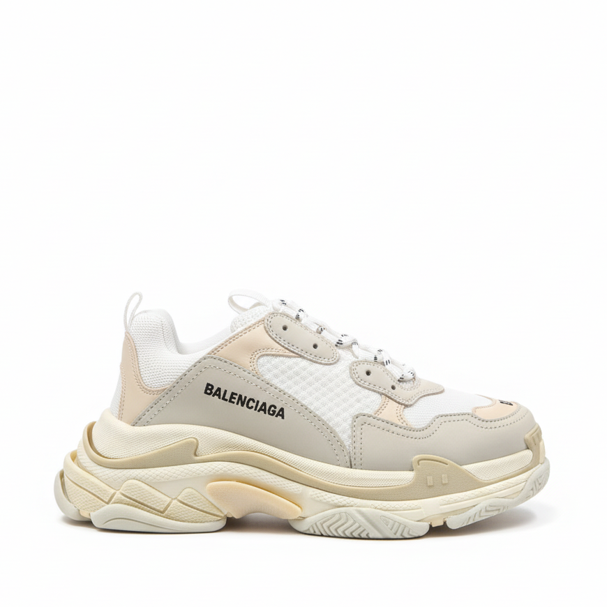 Balenciaga Triple S "White-Grey"
