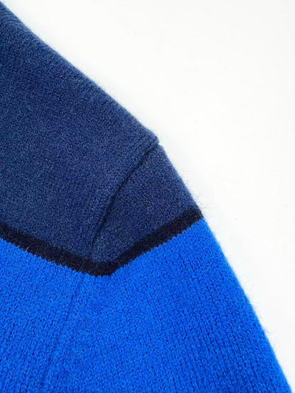 Dior CD Diamond Sweater "Blue Cashmere and Cotton Jersey"