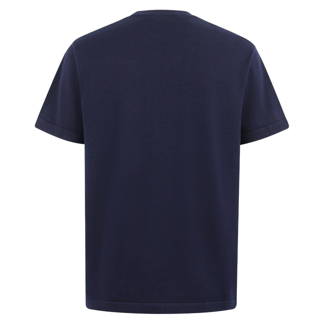 Louis Vuitton Short-Sleeved Crewneck With Signature "Deep Navy"