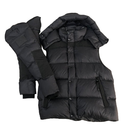 Burberry Lockwell Detachable Sleeve Down Jacket "Black"