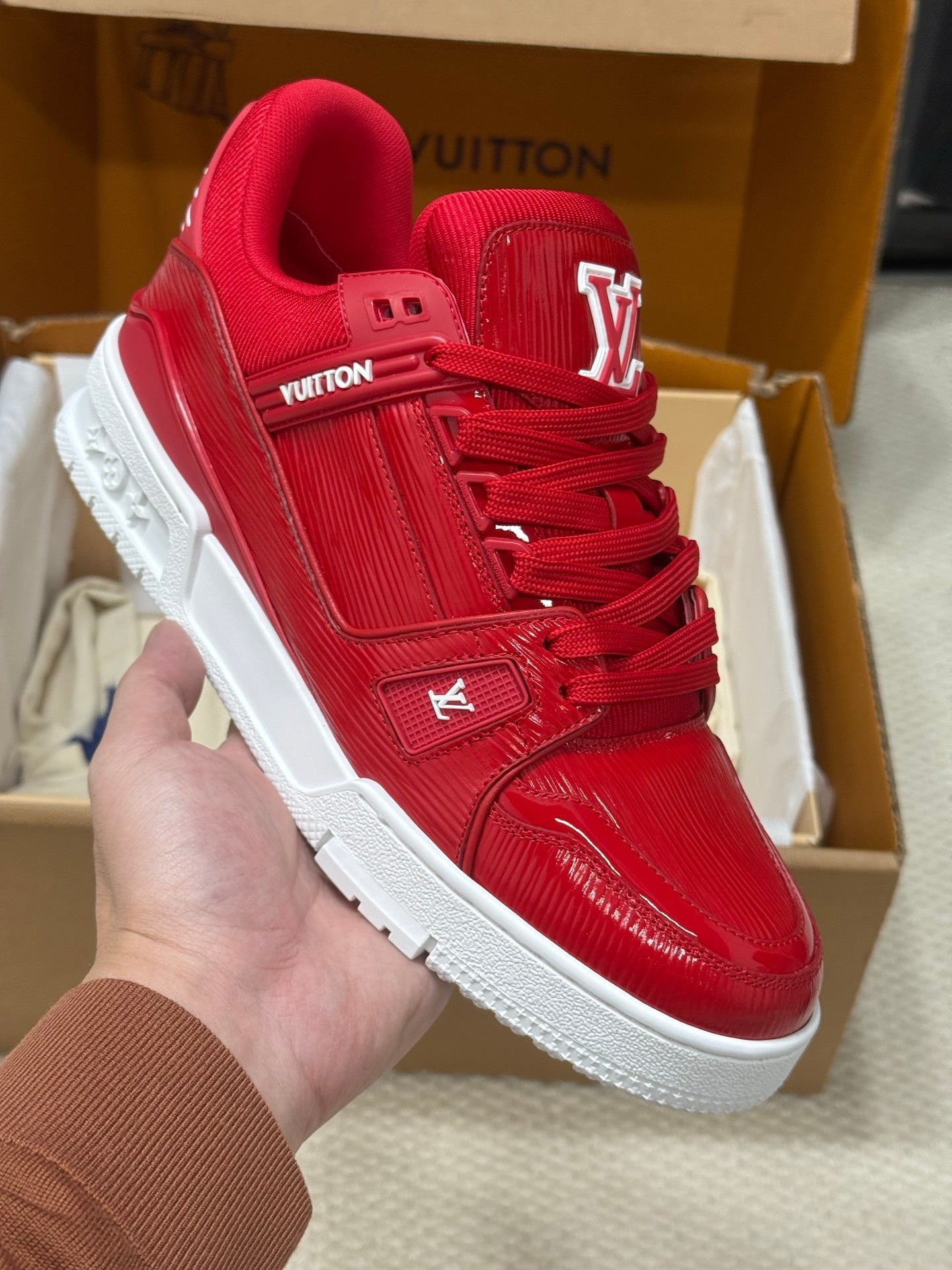 Louis Vuitton LV Trainers "Red"