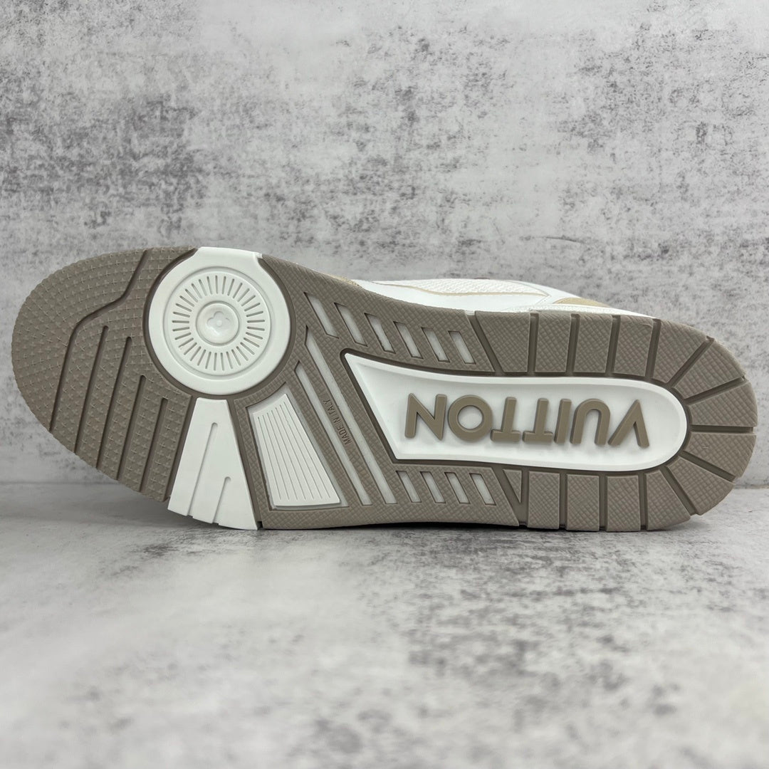 Louis Vuitton Trainers Velcro Strap "Beige"