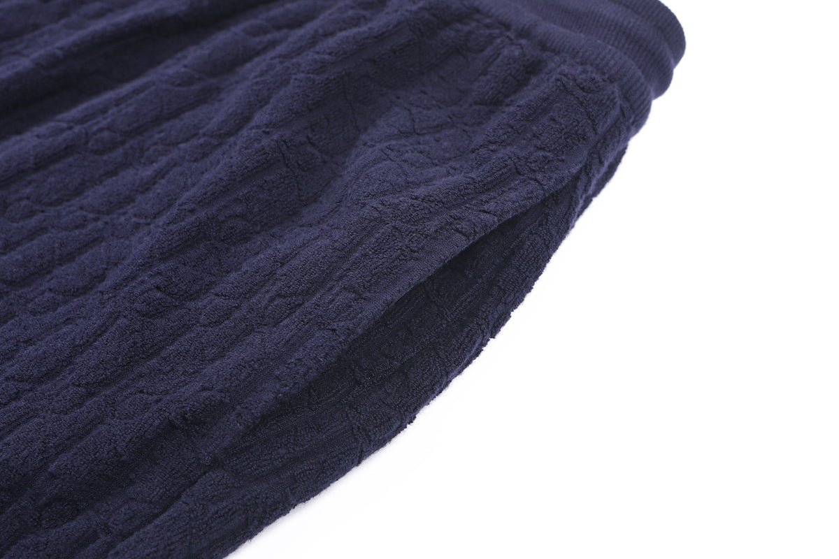 Dior Oblique Bermuda Shorts "Navy Blue Terry Cotton"