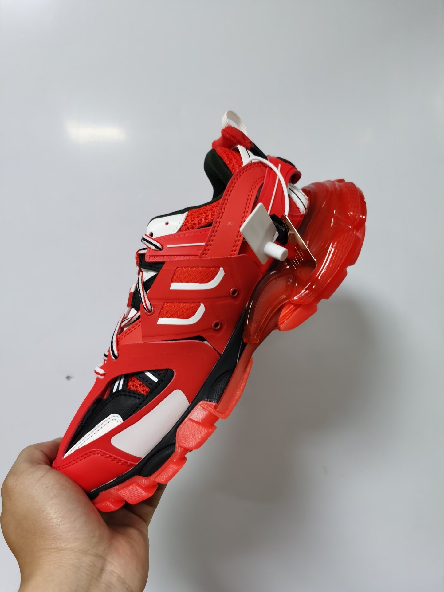 Balenciaga Track "Red Clear Sole "