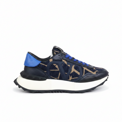 Valentino Garavani Netrunner "Blue-Black-Beige Monogram"
