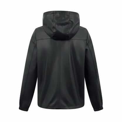 Prada Reversible Nappa Leather and Re-Nylon Jacket "Black"