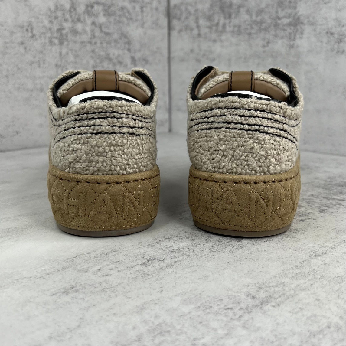Chanel Tweed "Beige-Black"