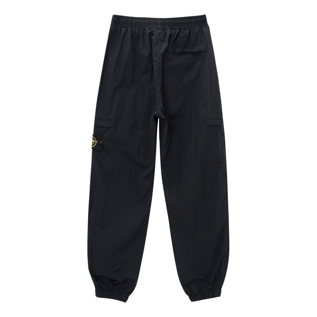 Stone Island Nylon Cargo Pants "Black"