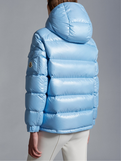 Moncler Maire Hooded Down Jacket "Baby Blue"