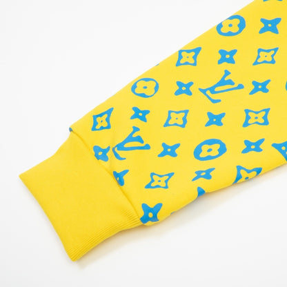Louis Vuitton Monogram Rainbow Playground Graphic Sweatshirt "Yellow-Blue"