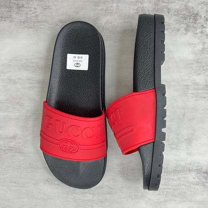Gucci Slides "Red-Black"