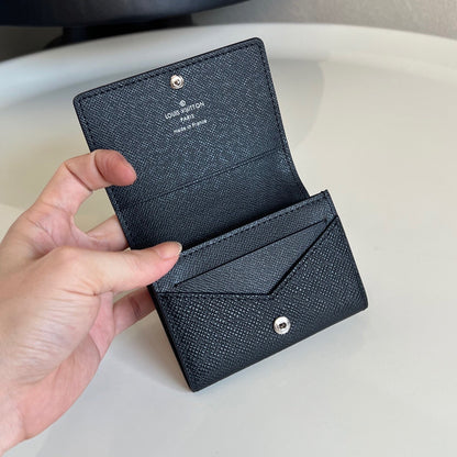 Louis Vuitton Envelope Business Card Holder "Taiga Leather"