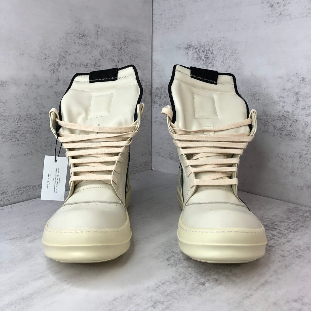 Rick Owens Geobasket "White-Black"