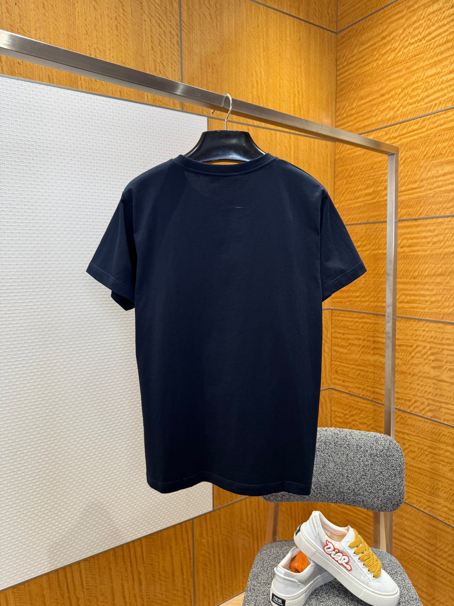 Gucci Printed Cotton Jersey T-Shirt "Navy"