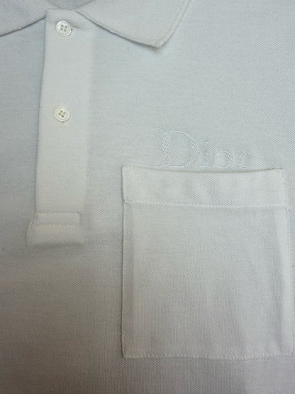 Dior Polo Shirt "White Cotton Piqué"