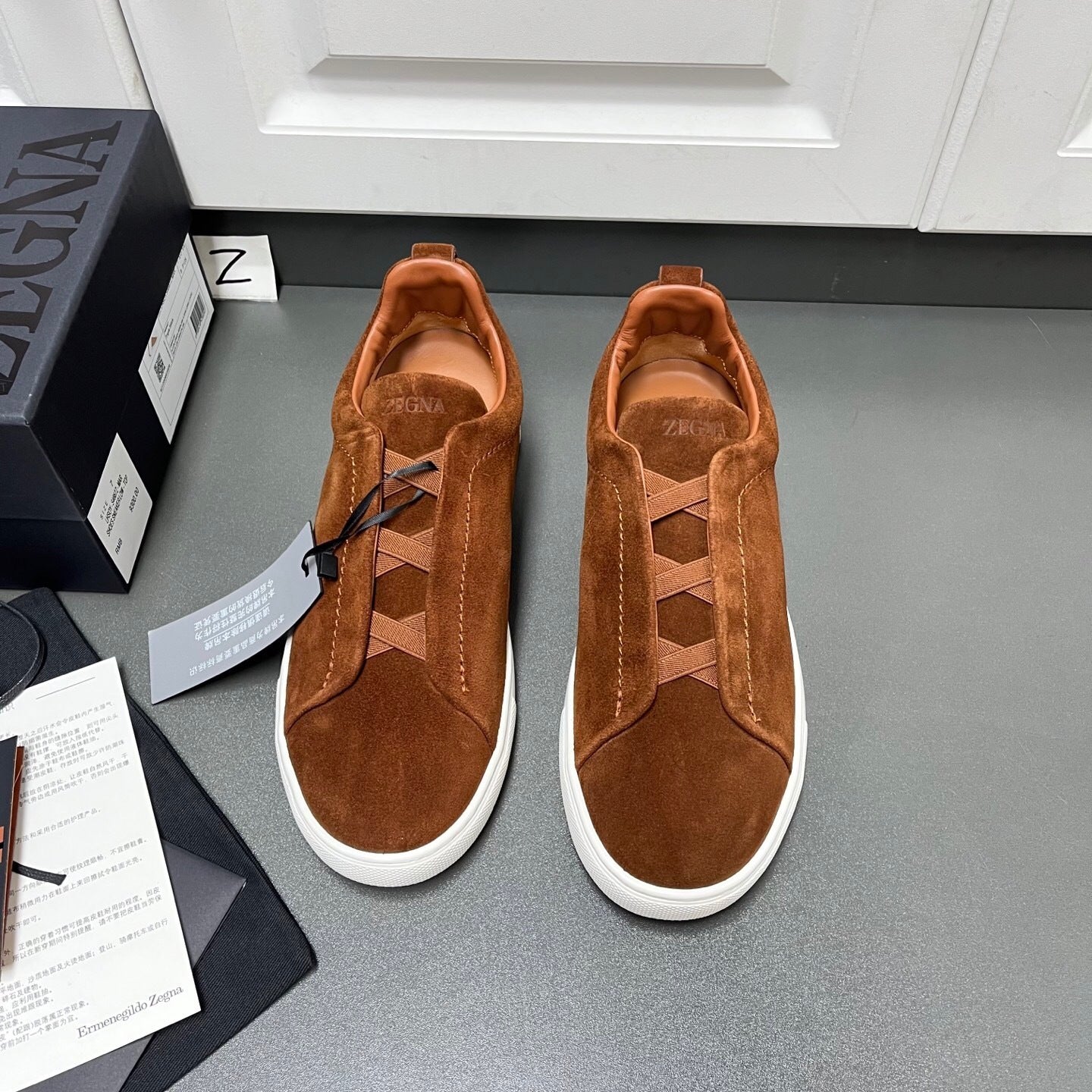 Zegna Triple Stitch "Camel"