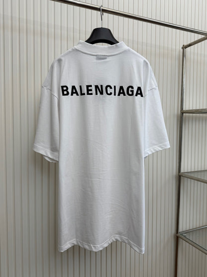 Balenciaga Embroidered Logo T-Shirt "White"