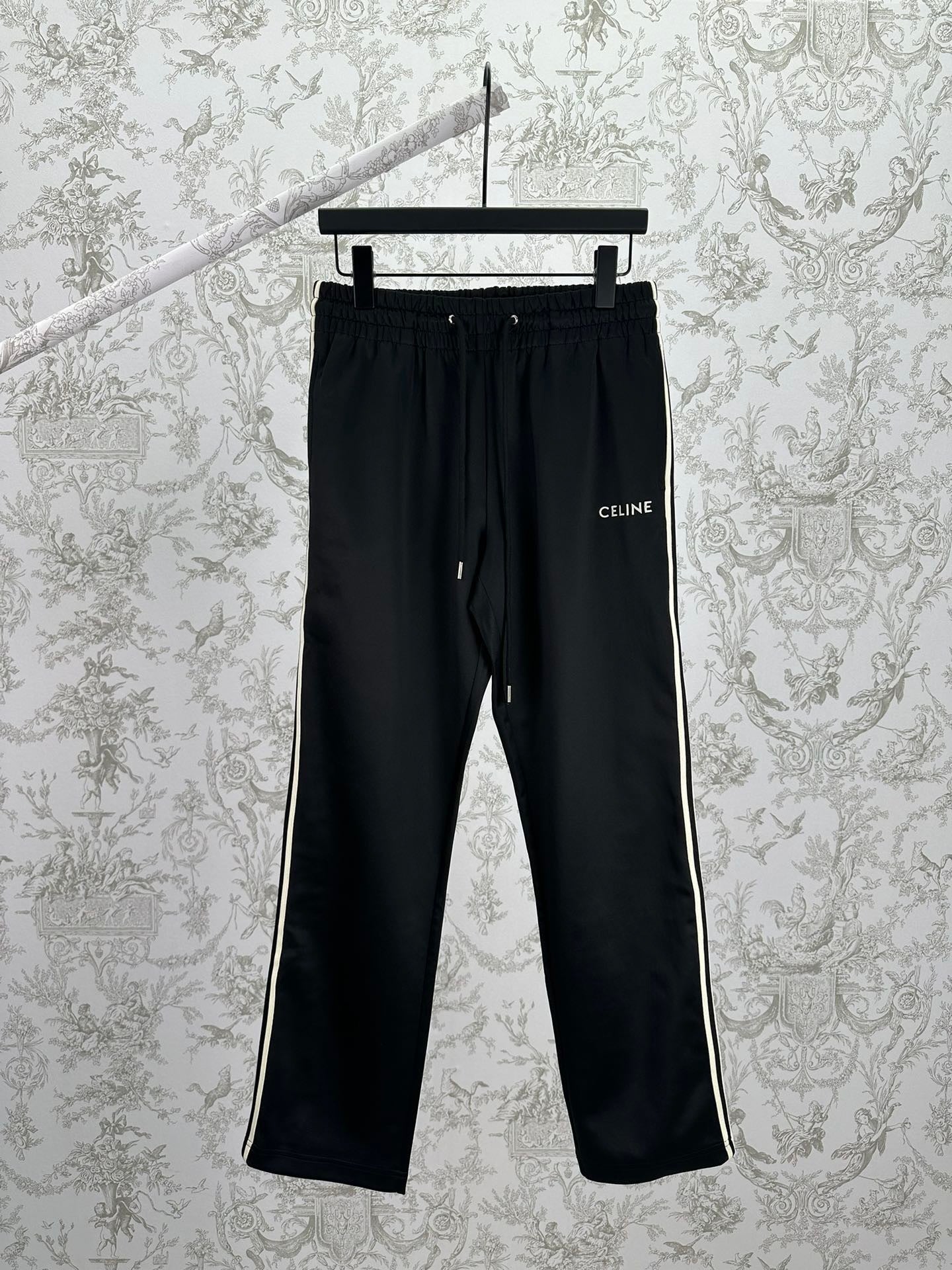 Celine Tracksuit Sweatpants "Black"