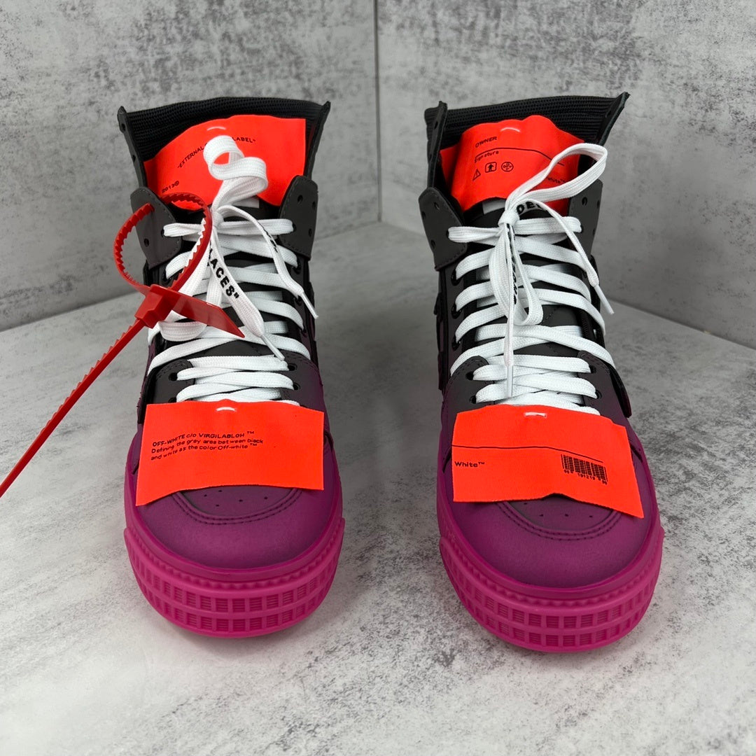 Off-White Off-Court High "Black-Fuschia"
