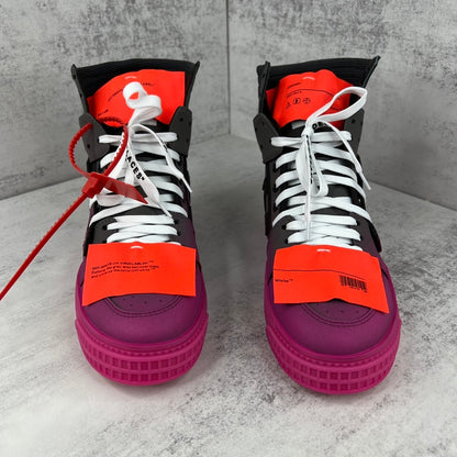 Off-White Off-Court High "Black-Fuschia"