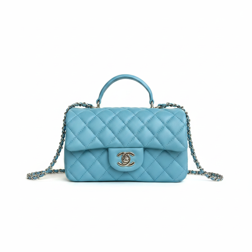 Chanel Large Flap Bag With Top Handle