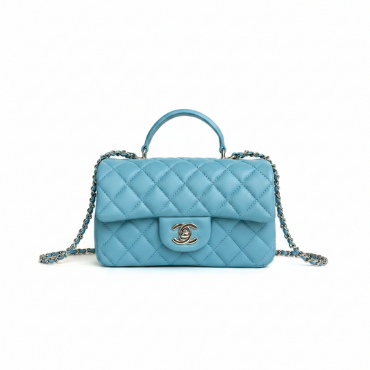 Chanel Large Flap Bag With Top Handle
